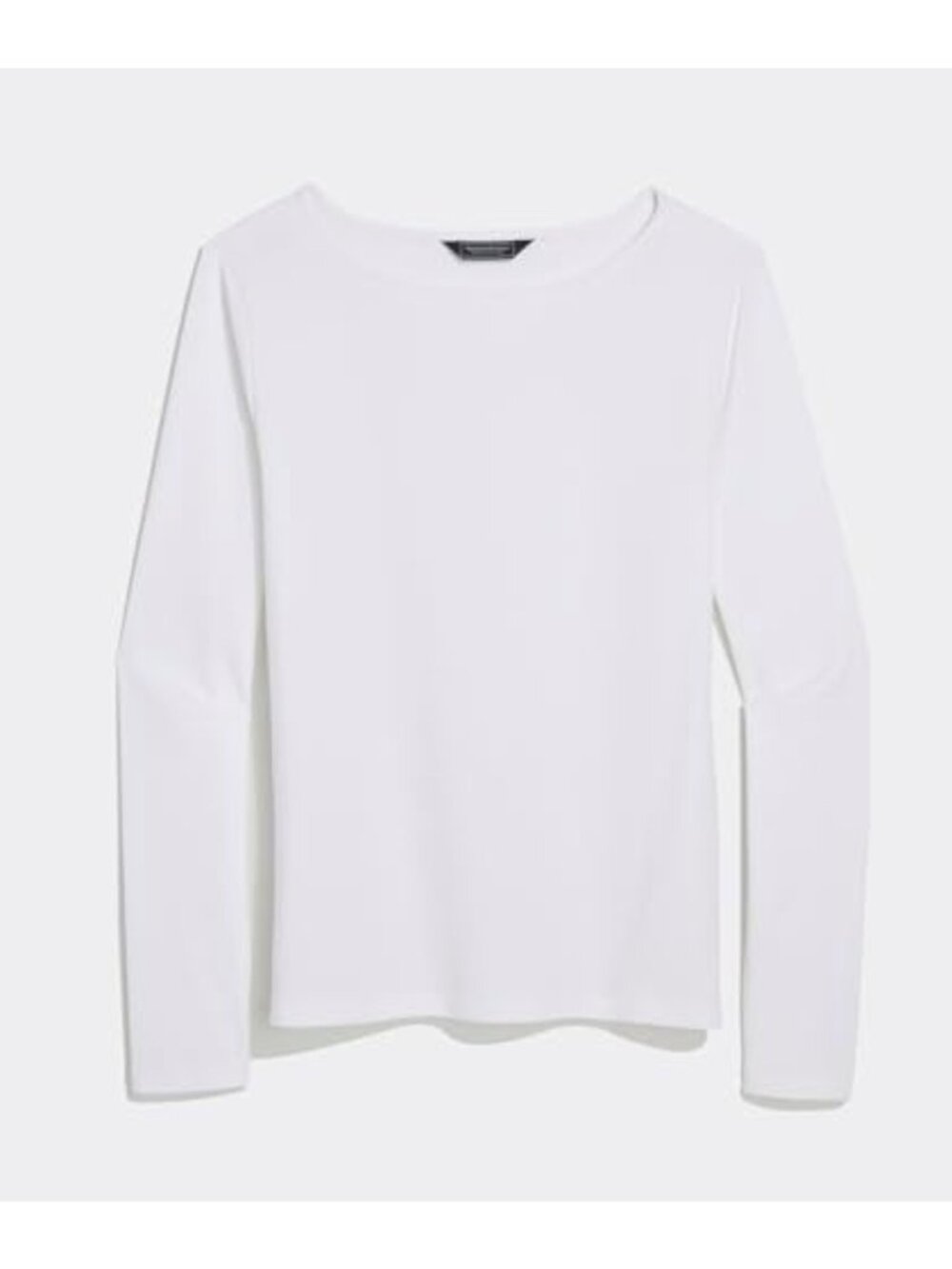 Women's Deluxe Long Sleeve Boatneck Tee - Soft Cotton, Casual Chic Top - Picture 3 of 7